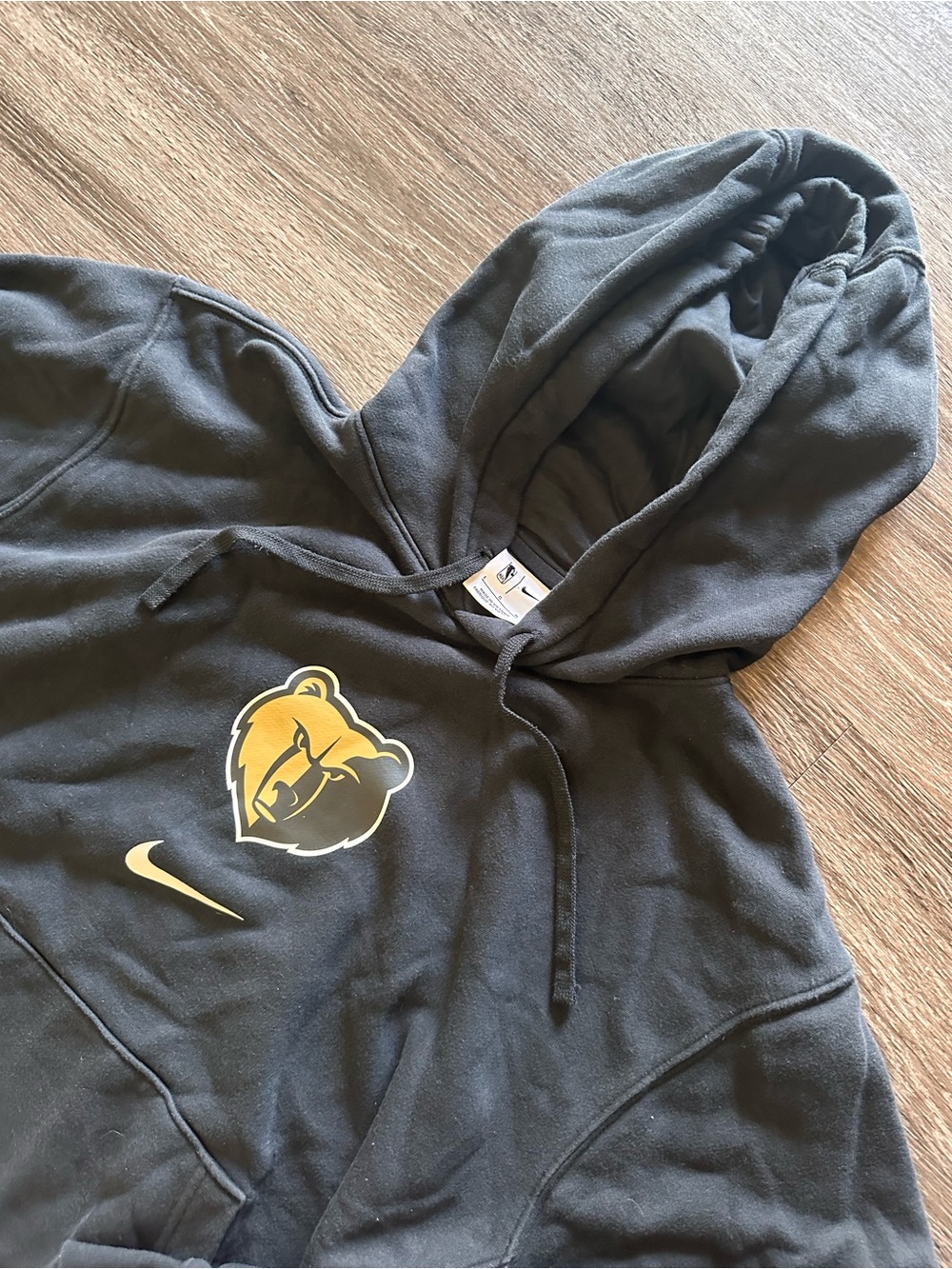 Nike NBA Black memphis grizzlie Hoodie Sweatshirt Size L, Officially Licensed